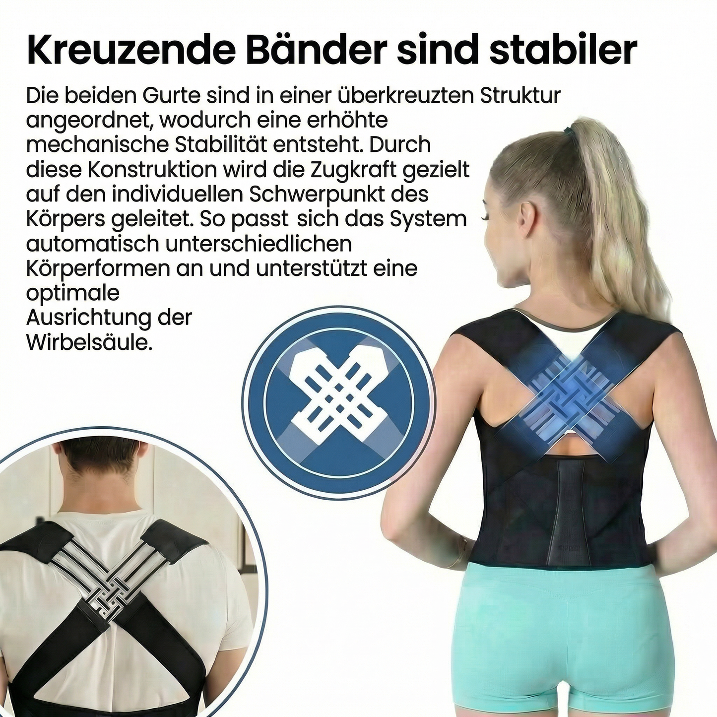 SimpleFitness Haltungskorrekturgürtel